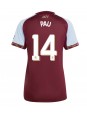 Aston Villa Pau Torres #14 Replika Hemmakläder Dam 2025-26 Kortärmad